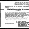 Mueller Maria Margarethe 1928-1984 Todesanzeige